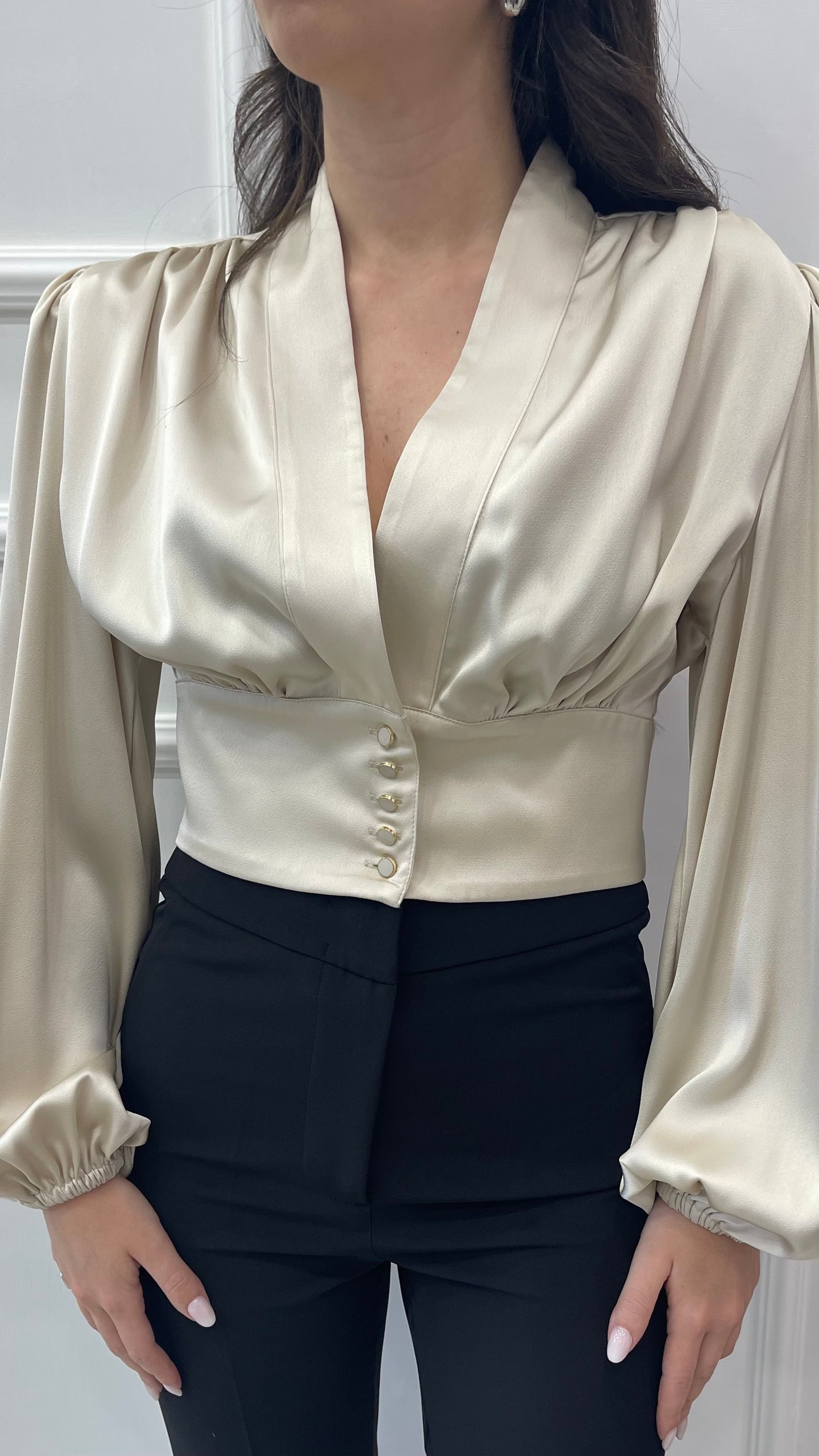 Camicia Crop Silence Limited