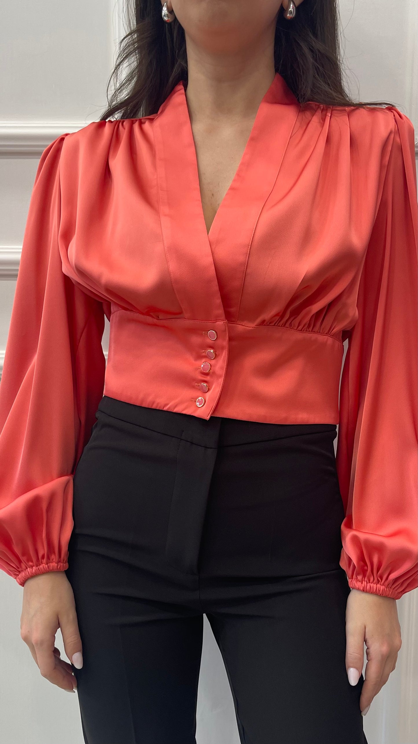 Camicia Crop Silence Limited