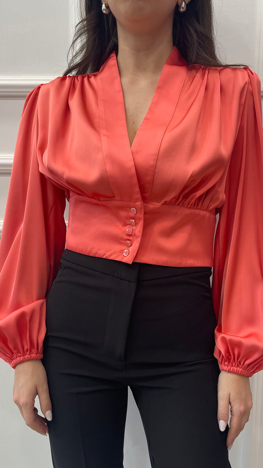 Camicia Crop Silence Limited